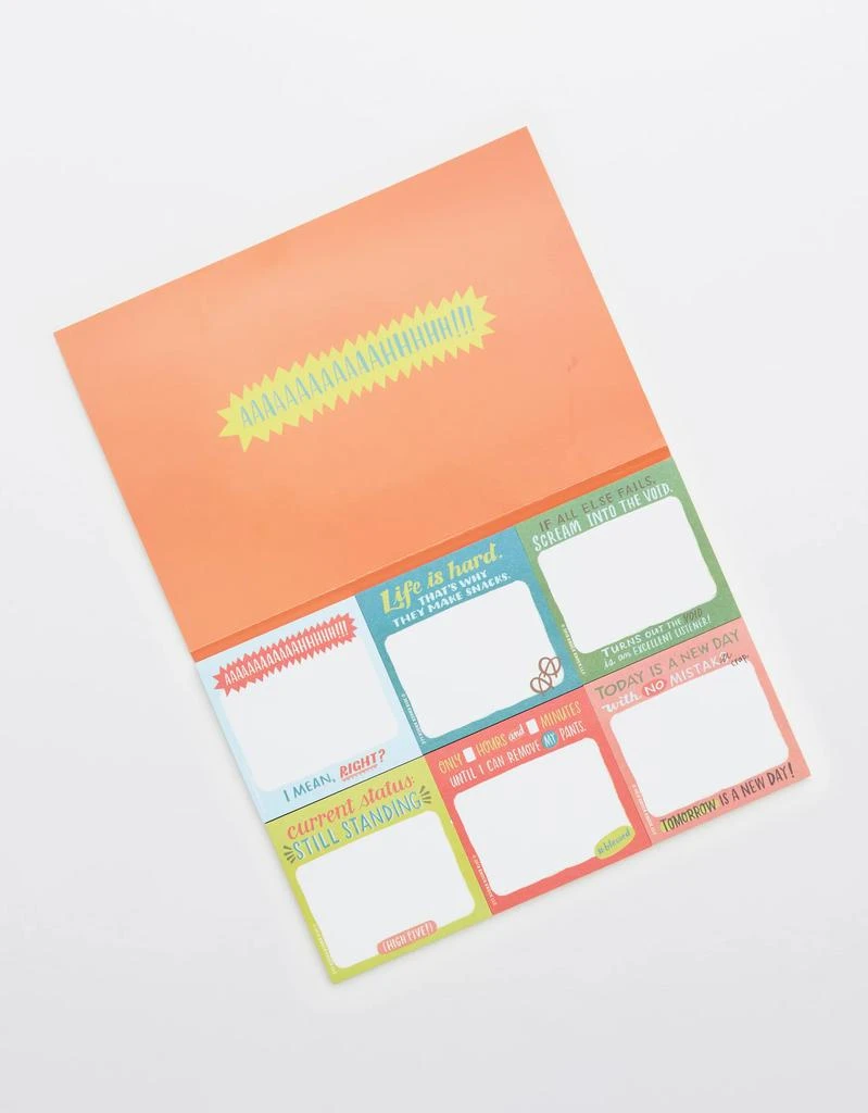 商品Aerie|Notes For The Daily Struggles Sticker Book,价格¥37,第3张图片详细描述