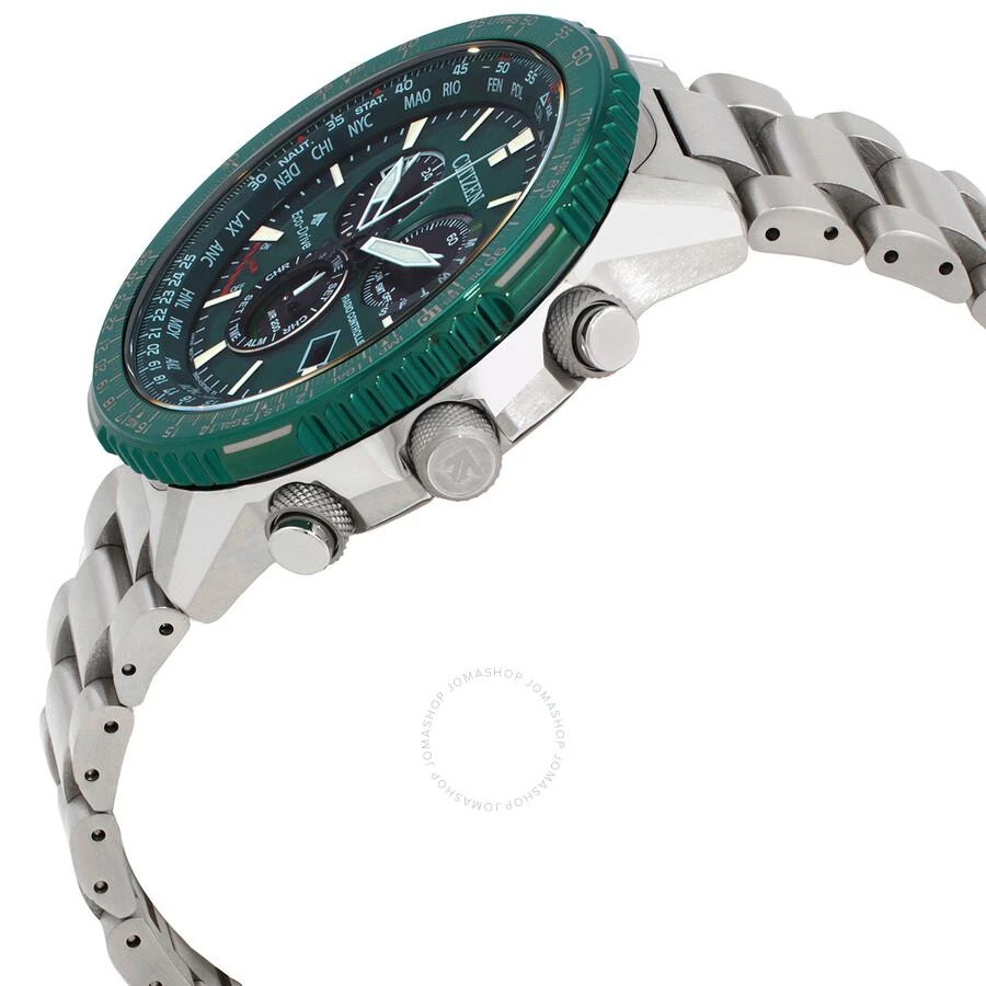 商品Citizen|Promaster Air A-T World Time Chronograph GMT Green Dial Men's Watch CB5004-59W,价格¥3123,第2张图片详细描述