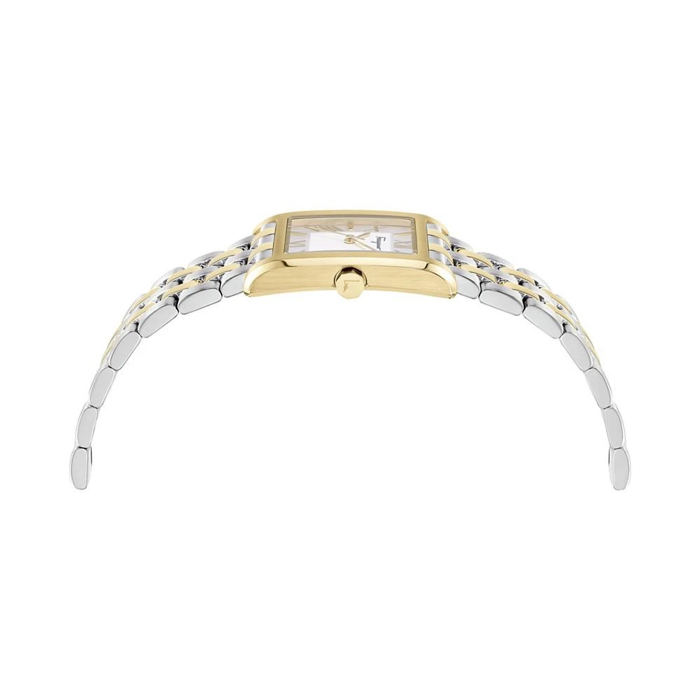 商品Salvatore Ferragamo|Men's Swiss Lace Two Tone Stainless Steel Bracelet Watch 28x36mm,价格¥6544,第2张图片详细描述
