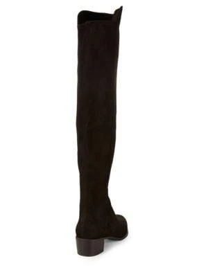 商品Stuart Weitzman|女式 All Serve系列 过膝 麂皮 长靴,价格¥1429,第2张图片详细描述