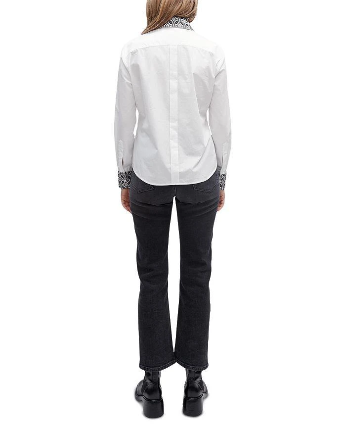 商品Maje|Cipaje Jacquard Trim Shirt,价格¥1472,第2张图片详细描述