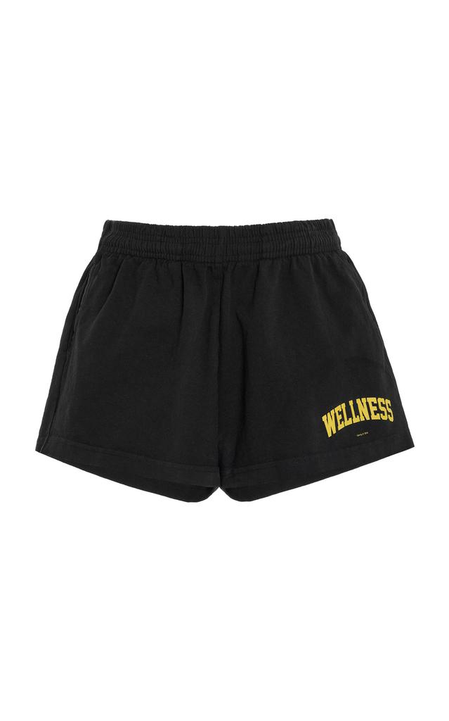 Sporty & Rich - Women's Wellness Ivy Cotton Disco Shorts - Black - XS - Moda Operandi商品第1张图片规格展示