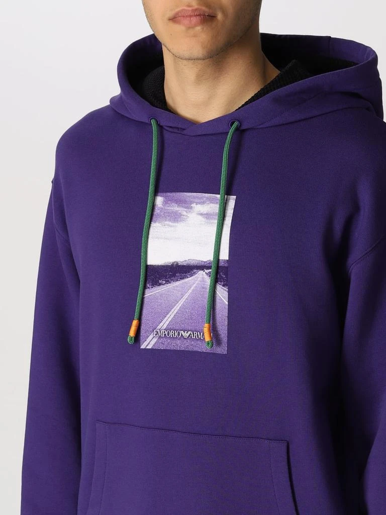 商品Emporio Armani|Emporio Armani Surfer Sustainable Capsule hoodie,价格¥1089,第3张图片详细描述