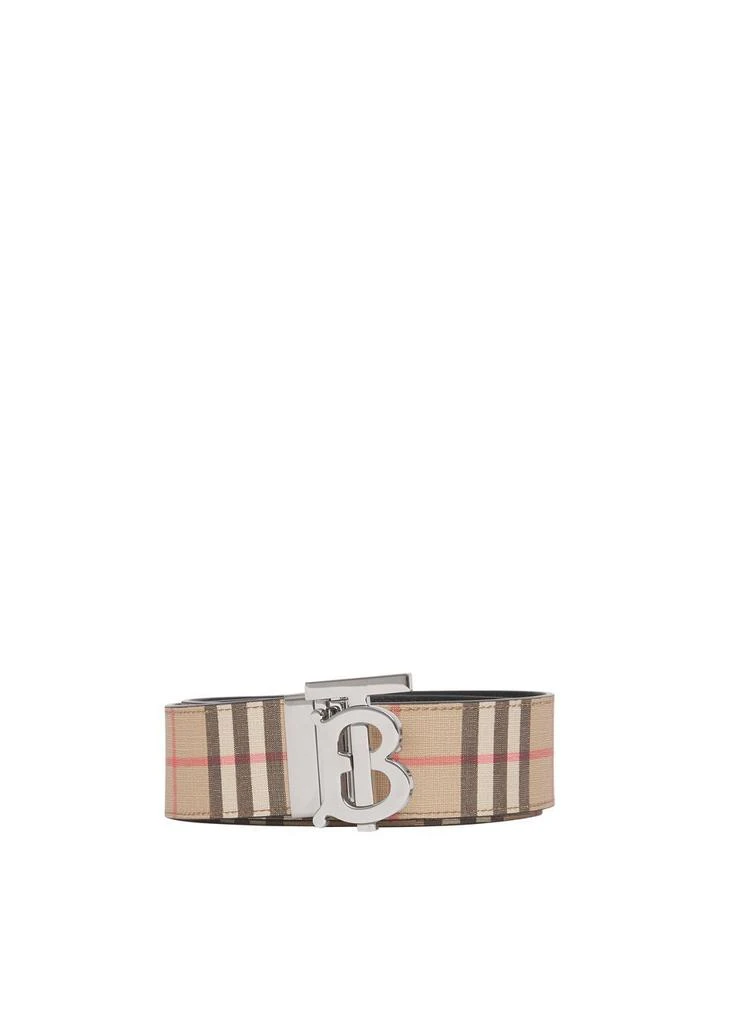 商品Burberry|Reversible monogram motif vintage check belt,价格¥3737,第1张图片