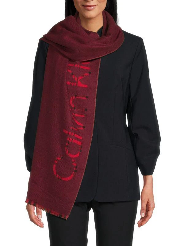 商品Calvin Klein|Logo Scarf,价格¥407,第1张图片