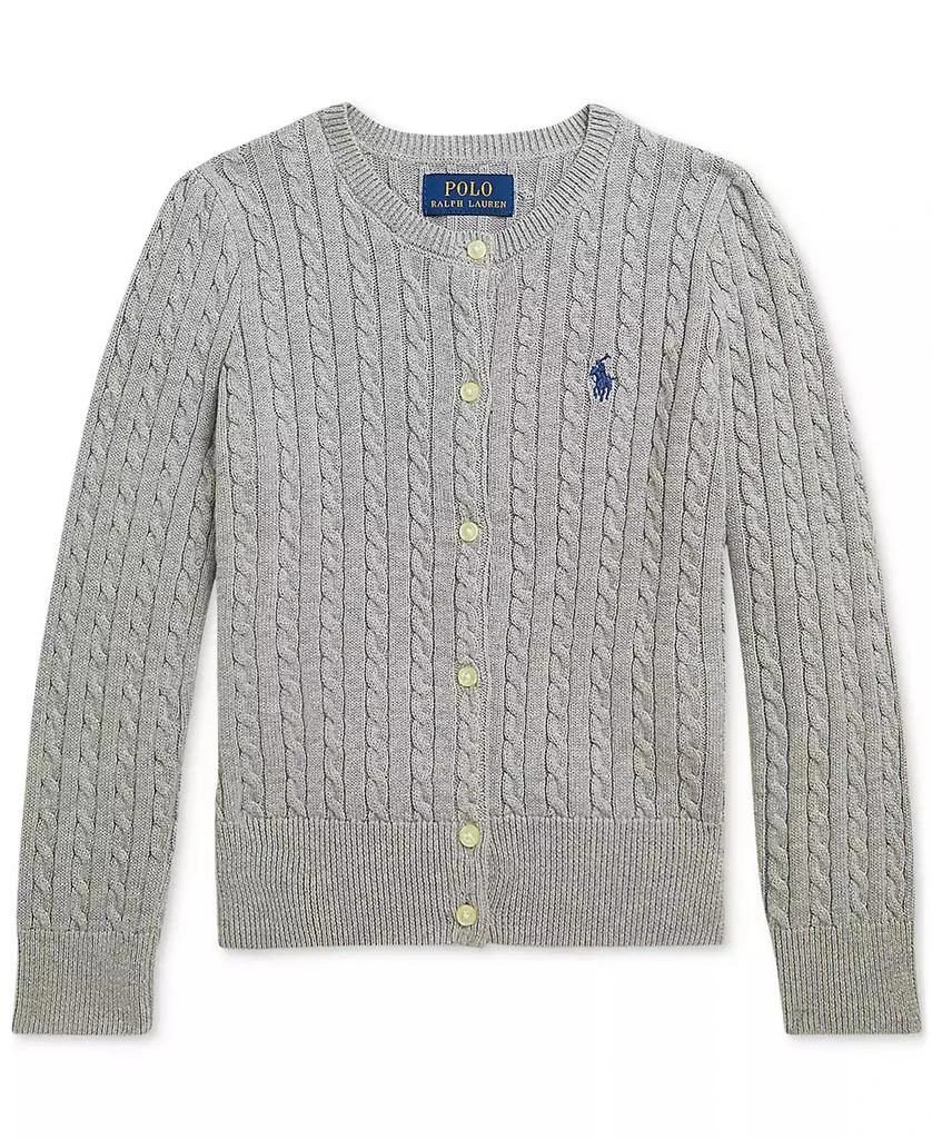 商品Ralph Lauren|大童款 纯棉针织开衫,价格¥178,第1张图片