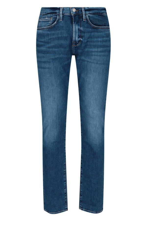 商品FRAME|Frame Degradable Slim-Fit Mid-Rise Jeans,价格¥1283,第1张图片