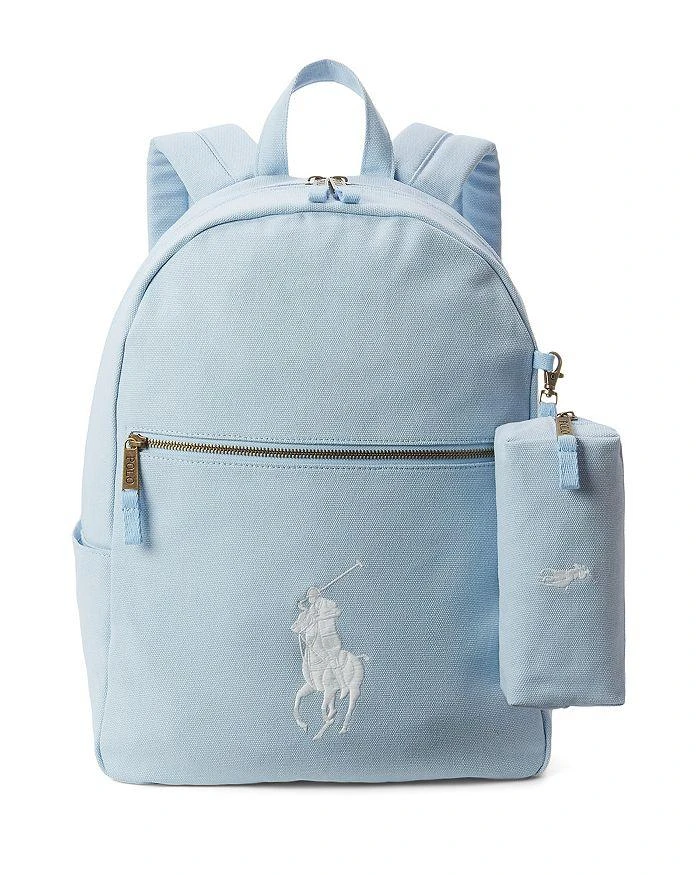 商品Ralph Lauren|Polo Canvas School Backpack,价格¥487,第1张图片