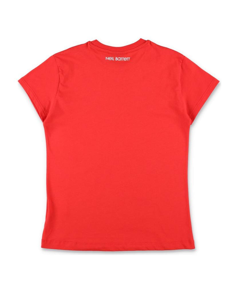 商品Neil Barrett|Fair-isle Thunderbolt T-shirt,价格¥674,第4张图片详细描述