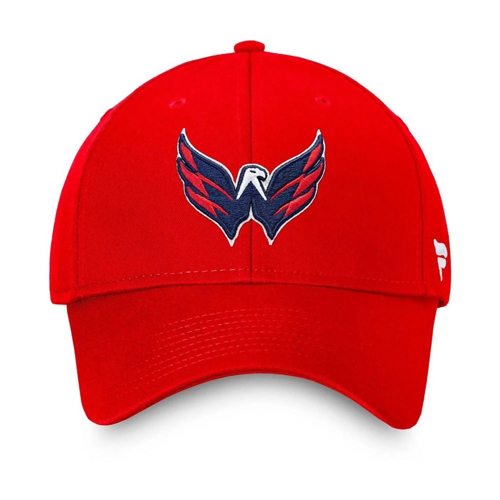 商品Fanatics|Men's Red Washington Capitals Core Adjustable Hat,价格¥165,第2张图片详细描述