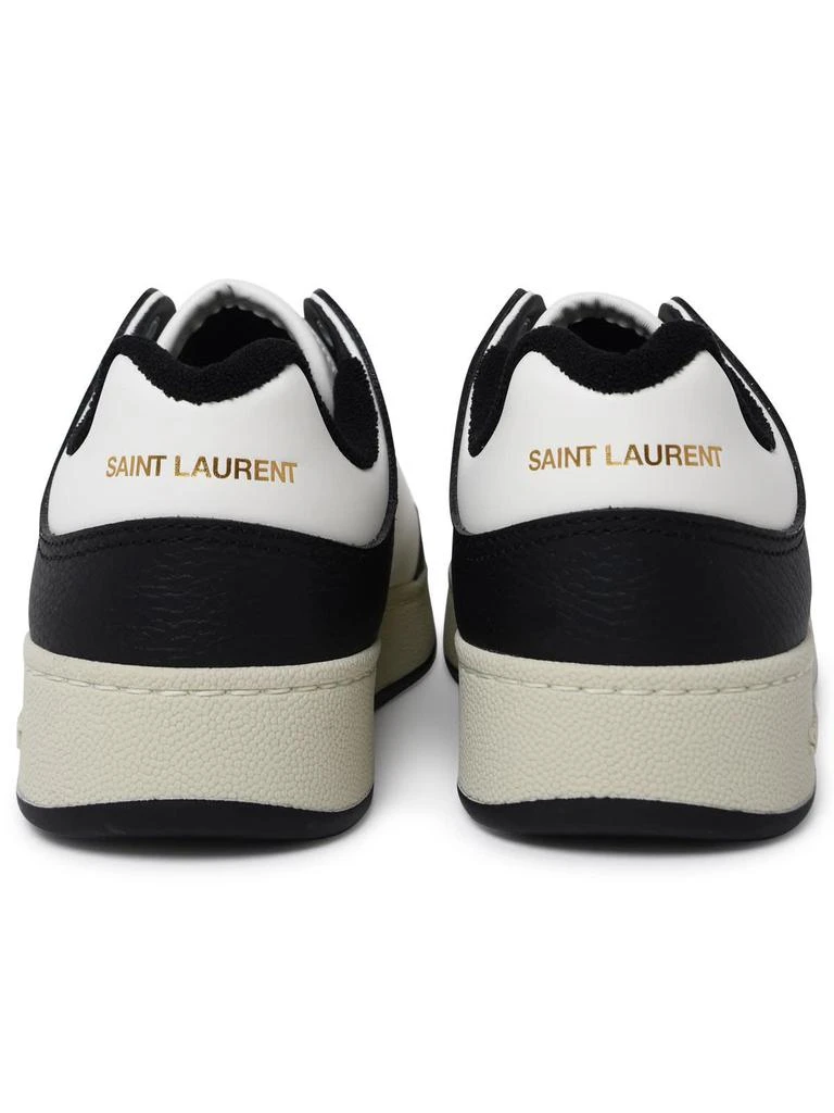 商品Yves Saint Laurent|Saint Laurent Sl/61 Two-tone Hammered Leather Sneakers - Men,价格¥7268,第4张图片详细描述