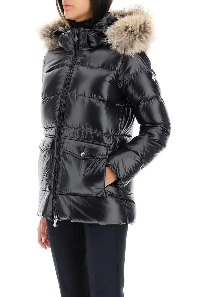 商品PYRENEX|Pyrenex authentic Shiny Fur Hooded Down Jacket,价格¥4634,第4张图片详细描述