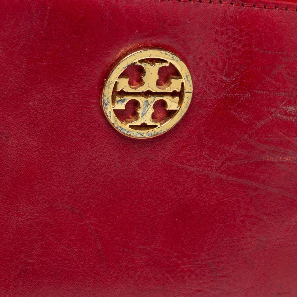 商品[二手商品] Tory Burch|Tory Burch Red Leather Robinson Zip Around Wallet,价格¥735,第7张图片详细描述