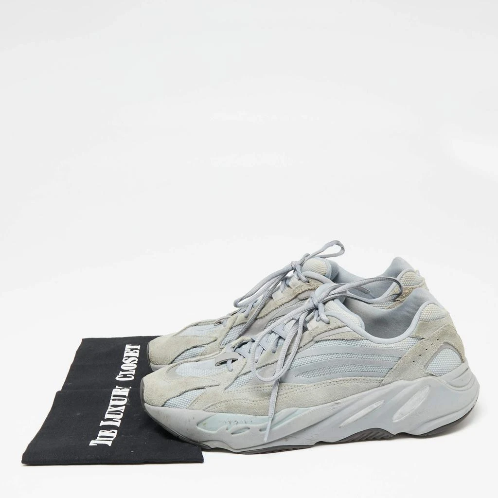 Yeezy x Adidas Grey/Blue Suede and Mesh Boost 700 V2 Inertia Sneakers Size 45 1/3 商品
