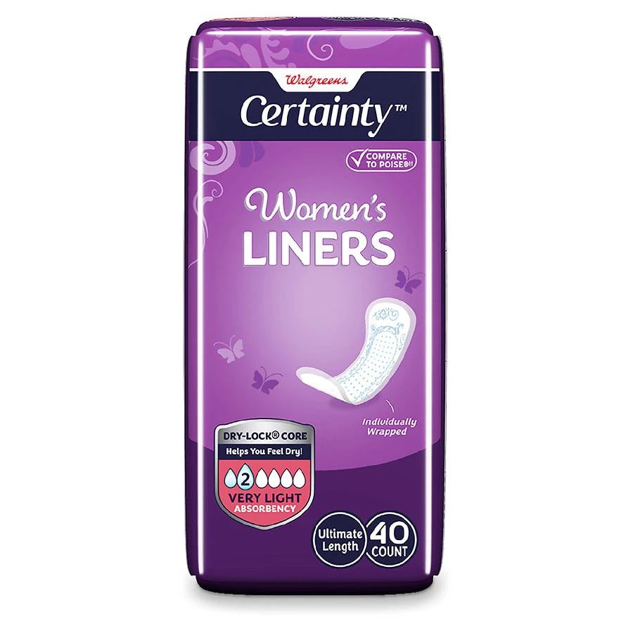 商品Walgreens|Women's Liners Very Light Absorbency Ultimate Length,价格¥50,第1张图片