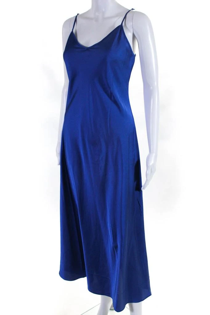 商品[二手商品] ALL SAINTS|Allsaints Womens Sleeveless V-Neck Pullover Slip Maxi A-Line Dress Blue,价格¥842,第2张图片详细描述