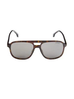 商品Carrera|56MM Rectangle Sunglasses,价格¥450,第1张图片