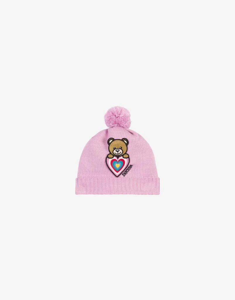 商品Moschino|Teddy Bear Heart Wool-blend Hat,价格¥437,第1张图片