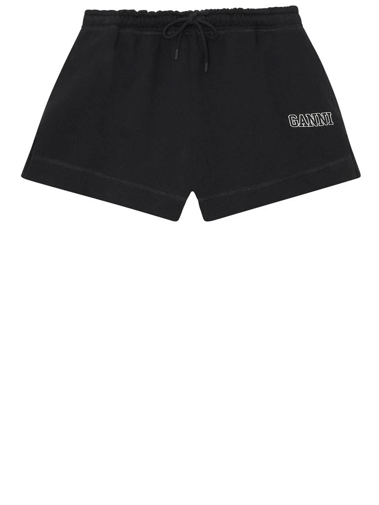 商品Ganni|Cotton shorts with logo,价格¥526,第1张图片