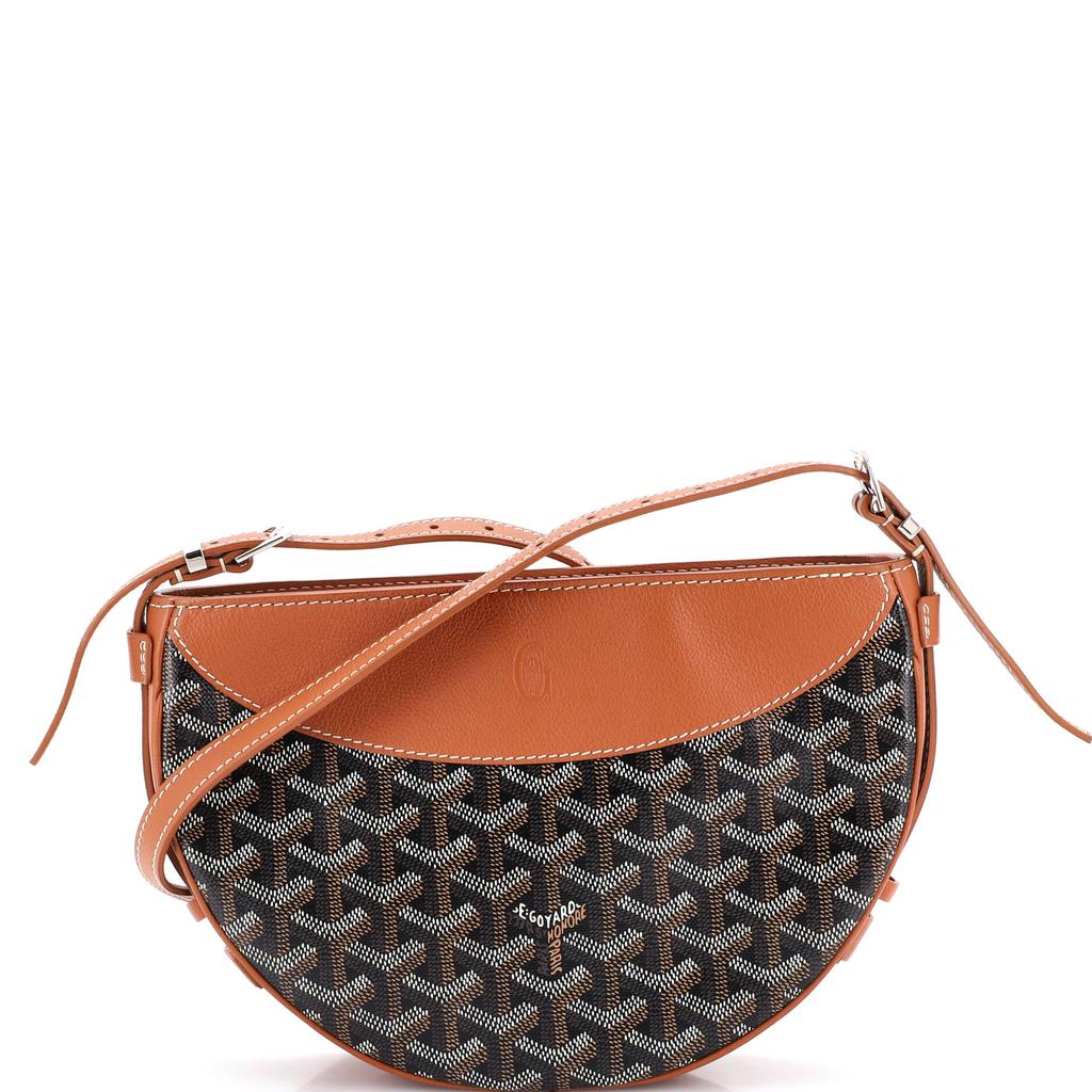 Hirondelle Shoulder Bag Coated Canvas and Leather image 2