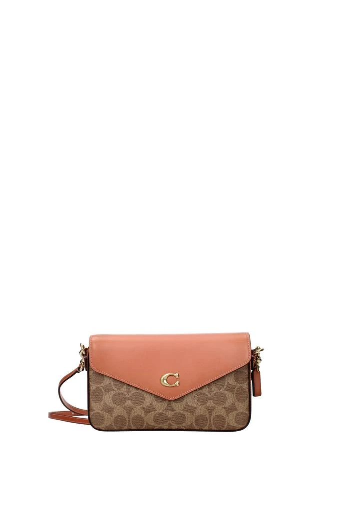 商品Coach|Crossbody Bag Fabric Beige Coral,价格¥886,第1张图片