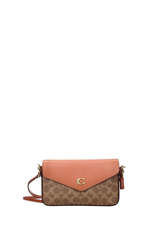 商品Coach|Crossbody Bag Fabric Beige Coral,价格¥869,第1张图片