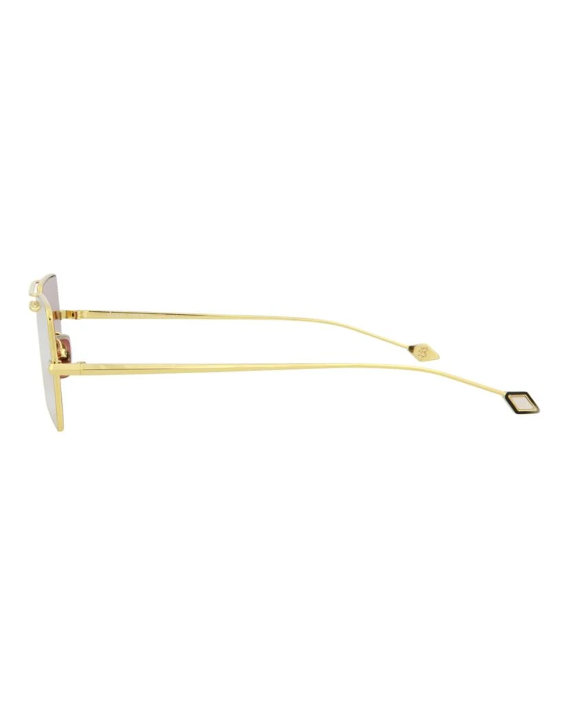 商品Brioni|Brioni Square-Frame Metal Sunglasses,价格¥1275,第3张图片详细描述