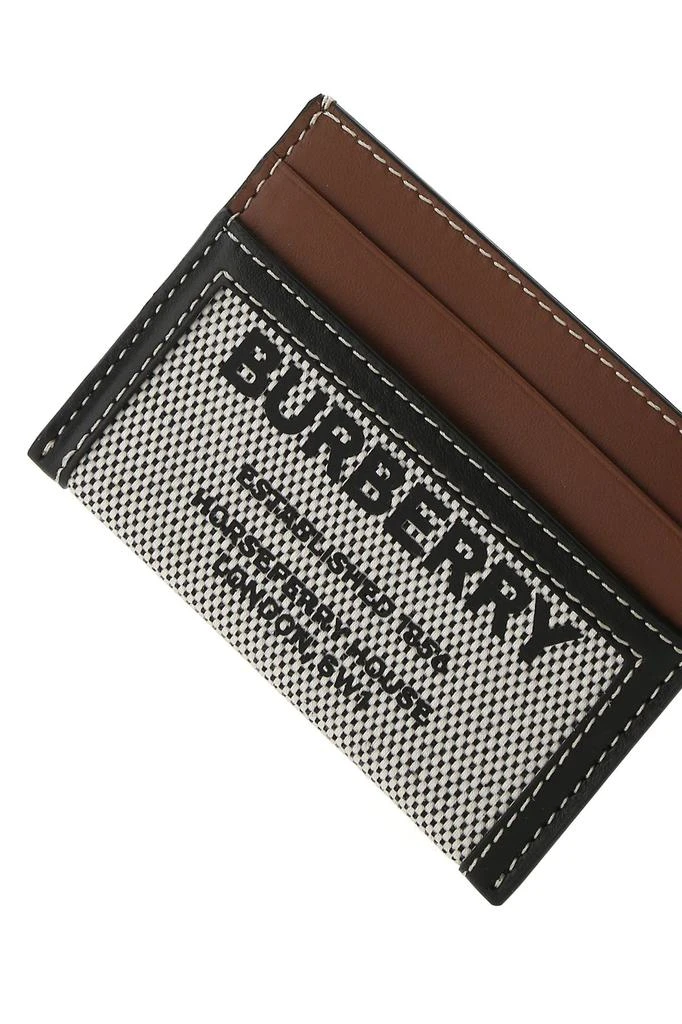 商品Burberry|Multicolor cotton and leather card holder  Nd Burberry Donna,价格¥1451,第4张图片详细描述