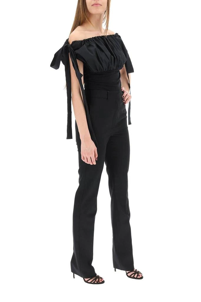 商品Alexander McQueen|JERSEY AND TAFFETA TOP,价格¥1518,第2张图片详细描述