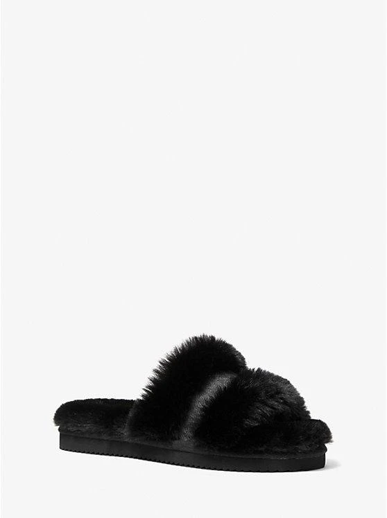 商品Michael Kors|Scarlett Faux Fur Slide Sandal,价格¥218,第1张图片