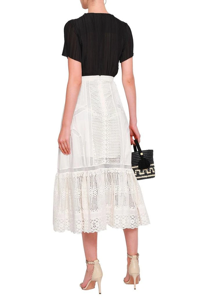 商品Zimmermann|Laelia broderie anglaise-paneled cotton midi skirt,价格¥2430,第3张图片详细描述