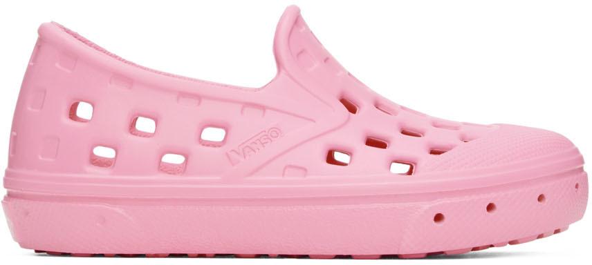 Baby Pink Slip-On TRK Sneakers商品第1张图片规格展示