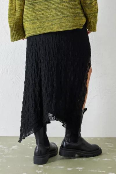 UO Ruched Lace Maxi Skirt商品第3张图片规格展示