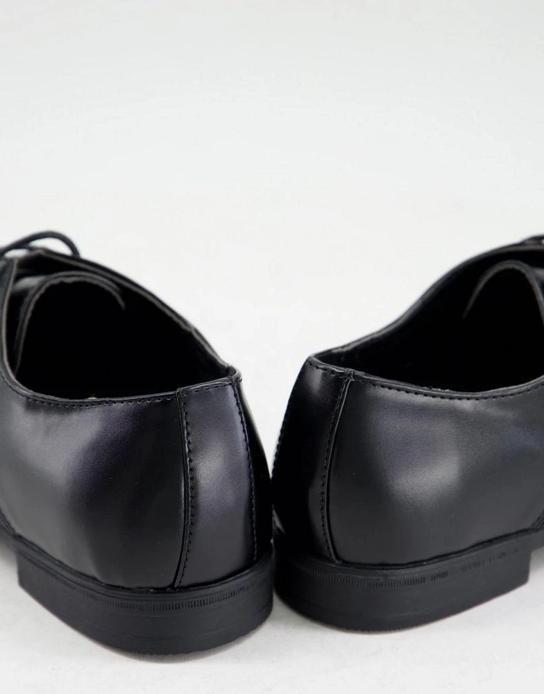 New Look New Look derby shoes in black 3