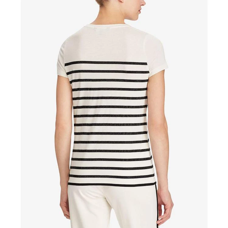 商品Ralph Lauren|Stud-Striped T-Shirt,价格¥266,第2张图片详细描述