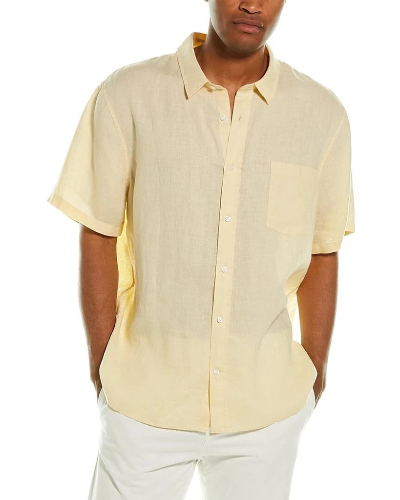 商品Vince|Vince Classic Fit Linen Woven Shirt,价格¥308,第1张图片