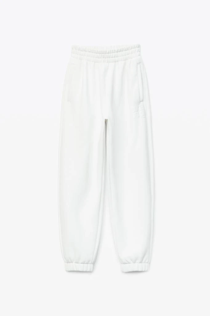 商品Alexander Wang|泡泡漆logo毛圈布运动裤,价格¥2169,第3张图片详细描述