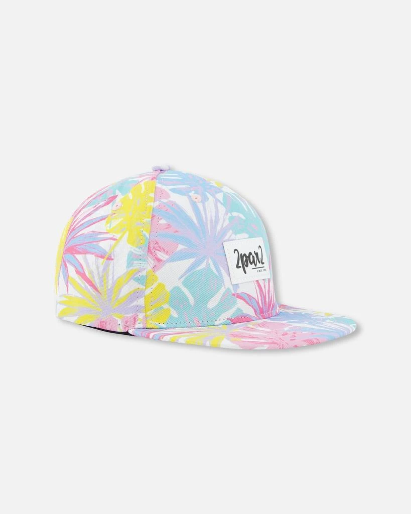 商品Deux par Deux|Cap Palm Leaf Pastel Print,价格¥286,第1张图片