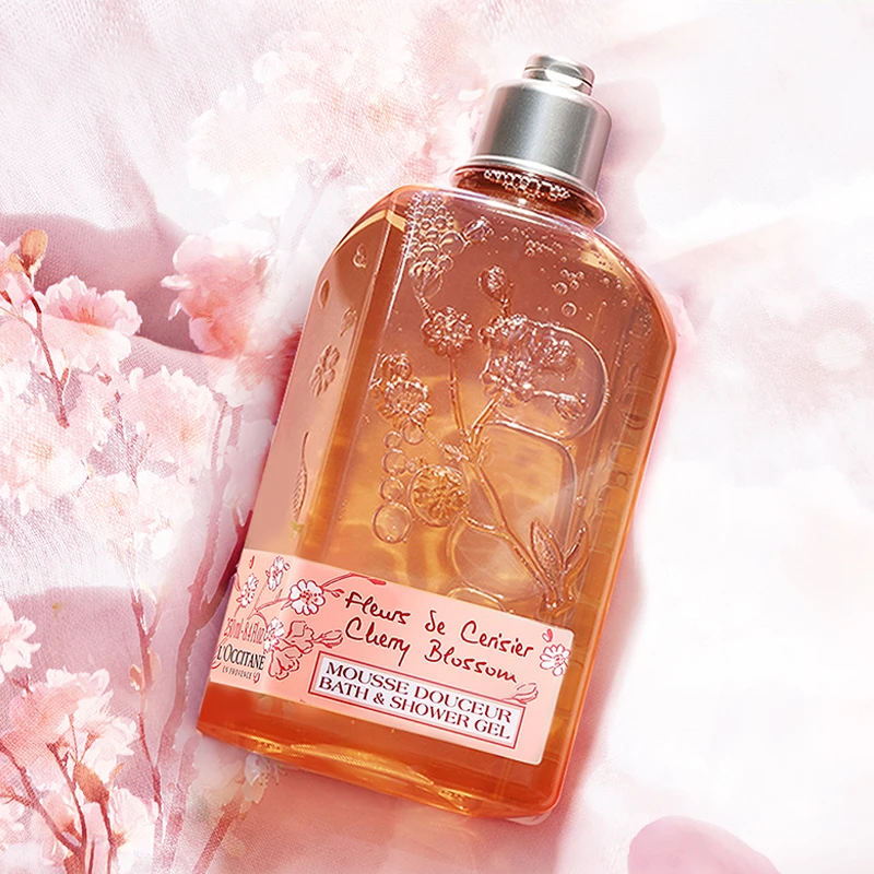 欧舒丹2022限量甜蜜樱花套装 沐浴露250ml+香水75ml 商品