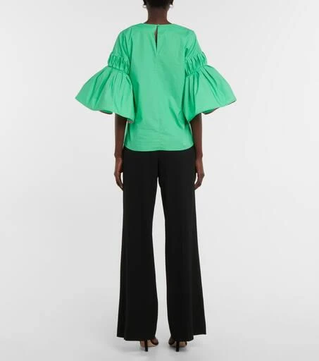 商品ROKSANDA|Pleated cotton top,价格¥2862,第3张图片详细描述