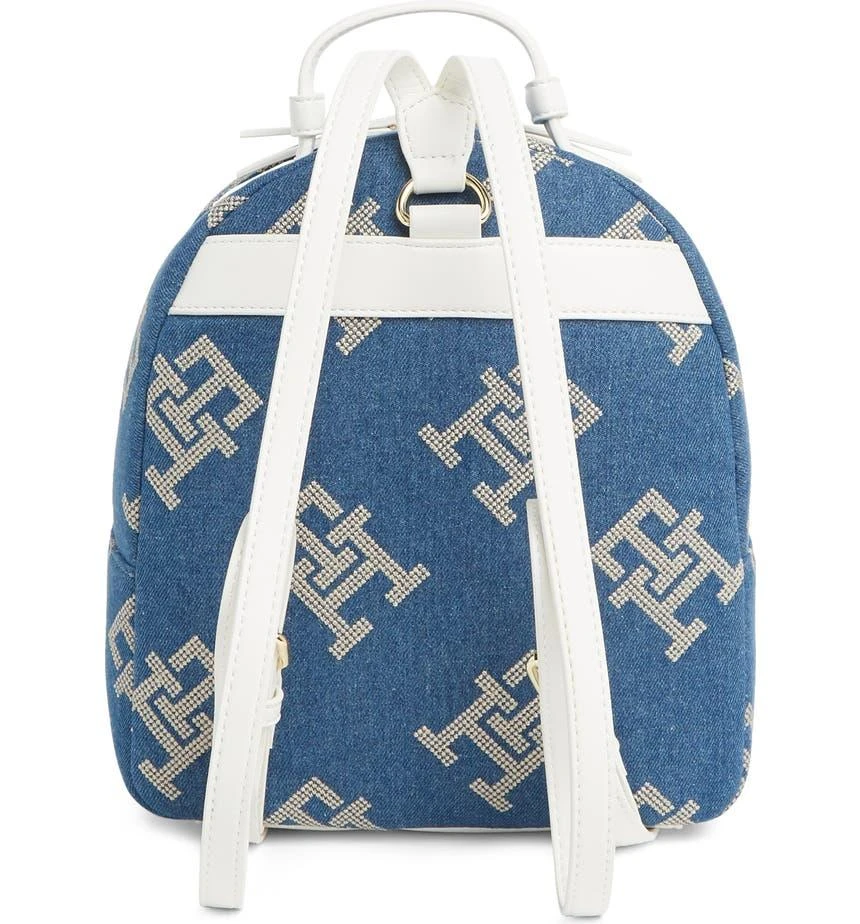 商品Tommy Hilfiger|Mini Darcy Embroidered Denim Backpack,价格¥529,第3张图片详细描述