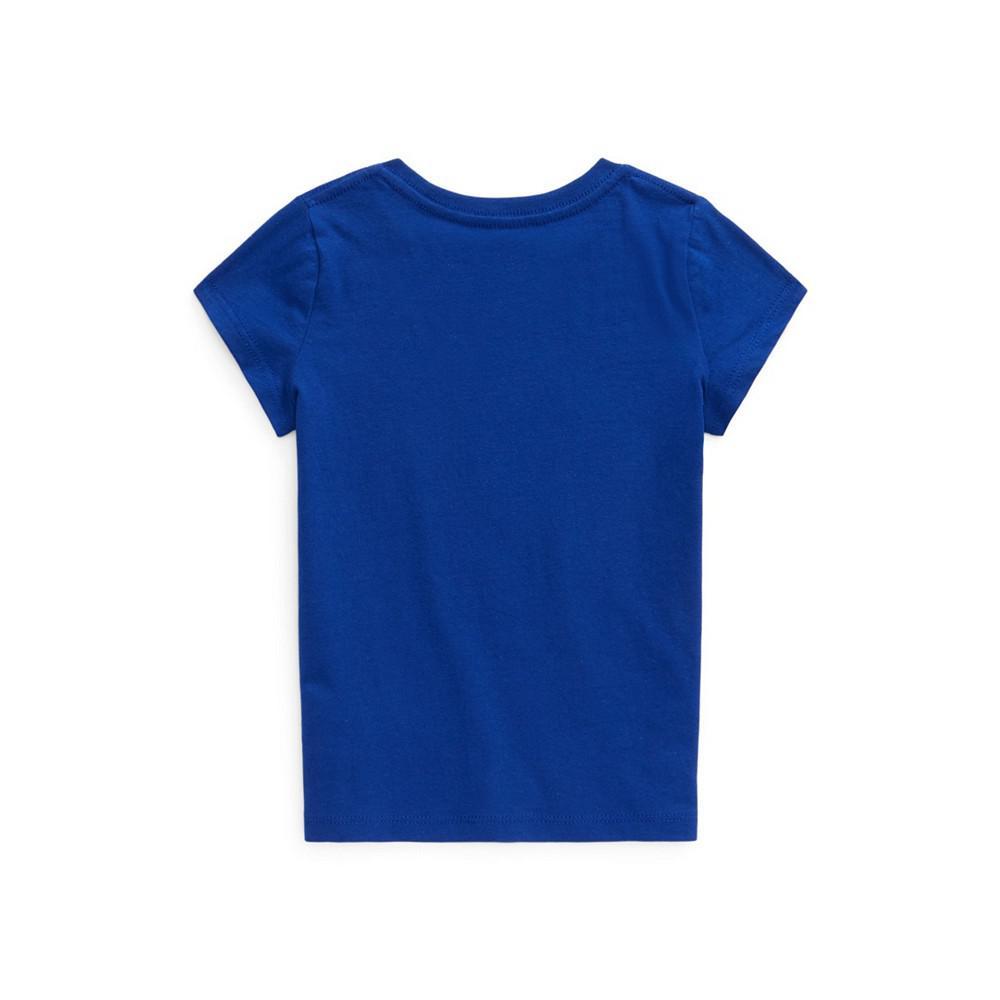 商品Ralph Lauren|Little Girls Big Pony Jersey T-shirt,价格¥131,第4张图片详细描述