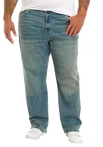 商品TRUE CRAFT|Big & Tall Relaxed Heritage Jeans,价格¥518,第1张图片