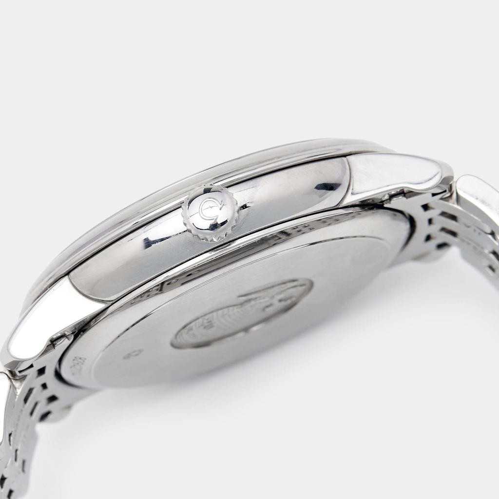 Omega Blue Stainless Steel Prestige De Ville 424.10.40.20.03.004 Men's Wristwatch 39.5 mm商品第6张图片规格展示