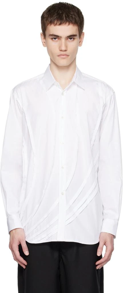 商品Comme des Garcons|白色未收边衬衫,价格¥4324,第1张图片