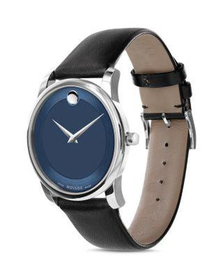 商品Movado|Museum Classic Watch with Leather Strap, 40mm,价格¥3665,第3张图片详细描述