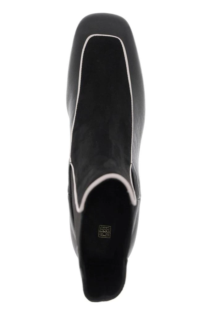 商品Totême|Smooth and suede leather ankle boots,价格¥2801,第3张图片详细描述