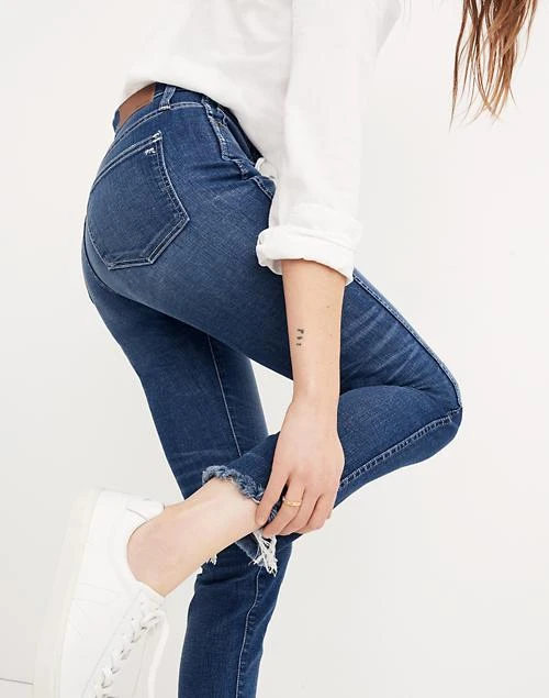 商品Madewell|Slim Straight Jeans: Raw-Hem Edition,价格¥476,第1张图片