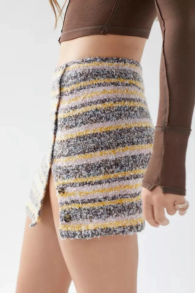 商品Urban Outfitters|UO Aster Fuzzy Knit Mini Skirt,价格¥76,第2张图片详细描述