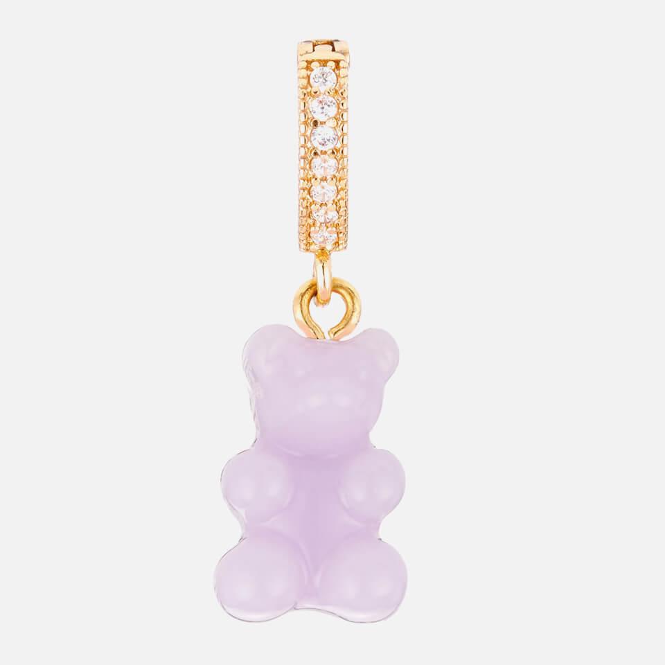 Crystal Haze Women's Pave Nostalgia Bear Pendant - Lilac商品第1张图片规格展示